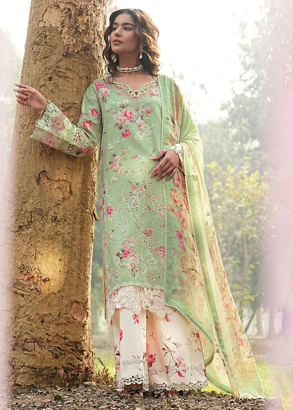 Buy Now Dhanak Embroidered Lawn &