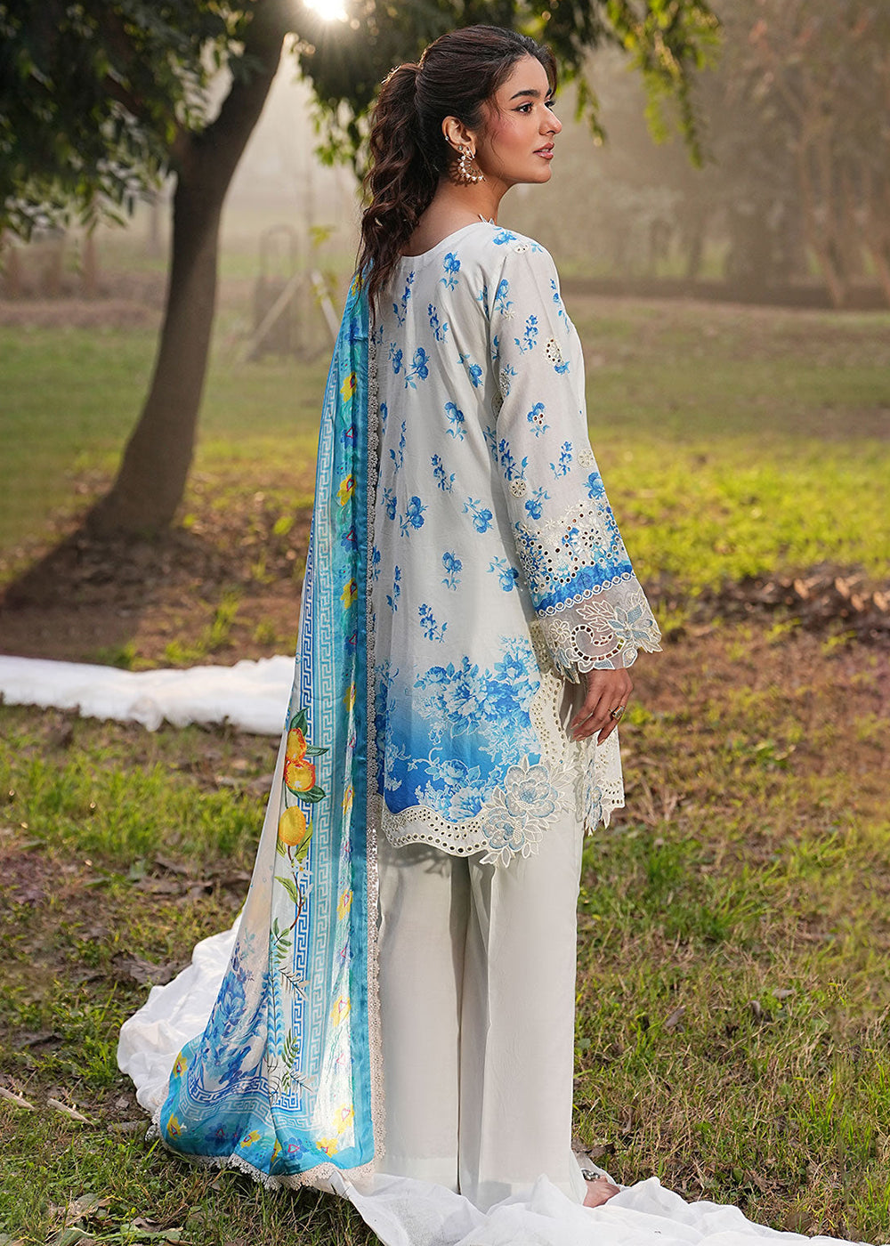 Buy Now Dhanak Embroidered Lawn &