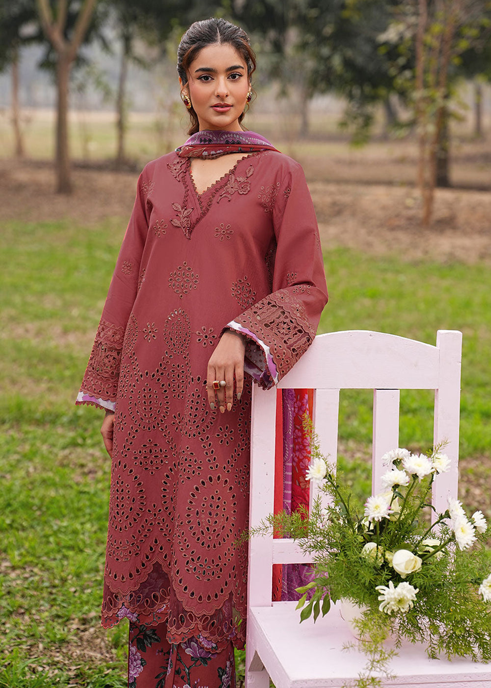Buy Now Dhanak Embroidered Lawn &