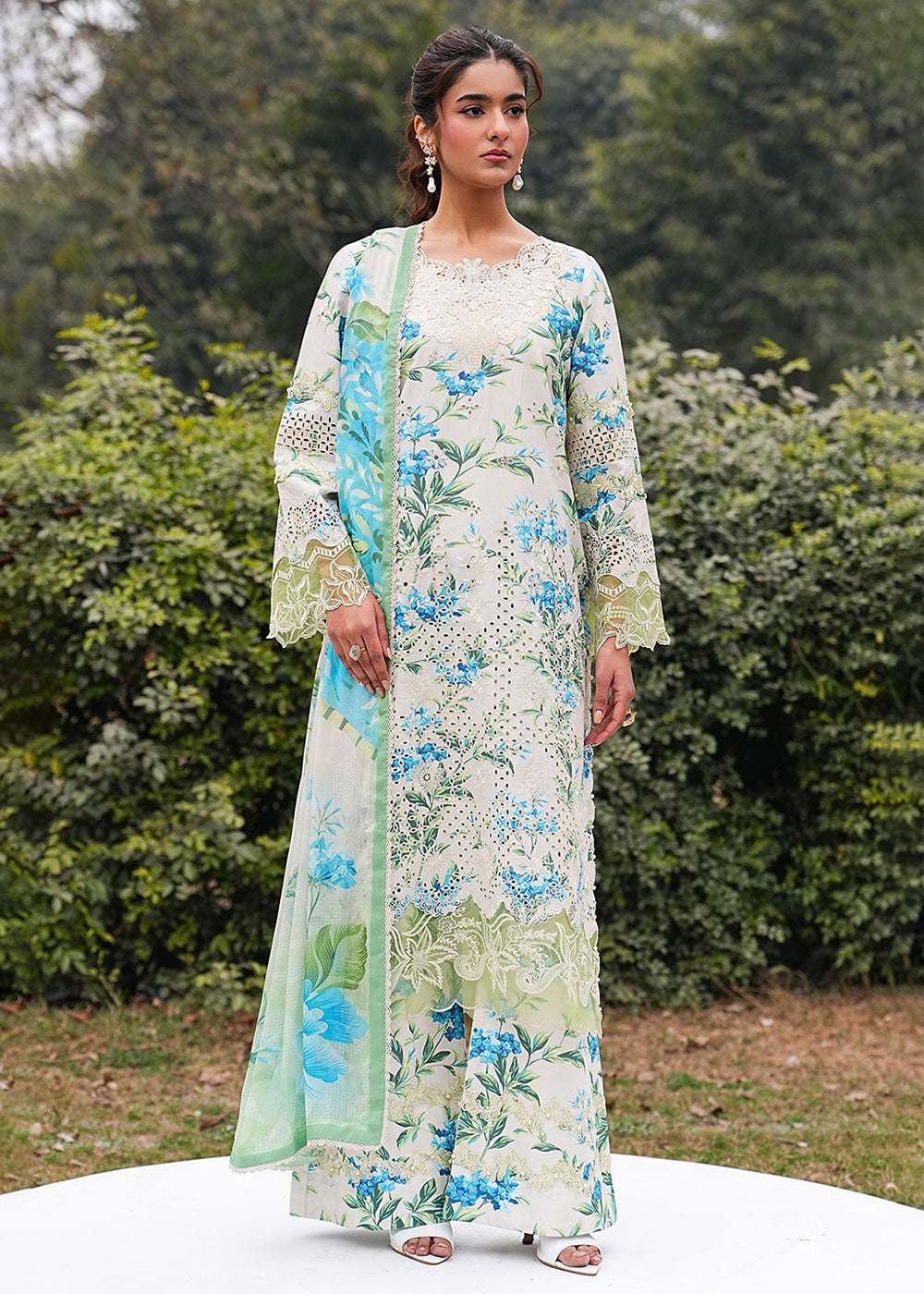 Buy Now Dhanak Embroidered Lawn &
