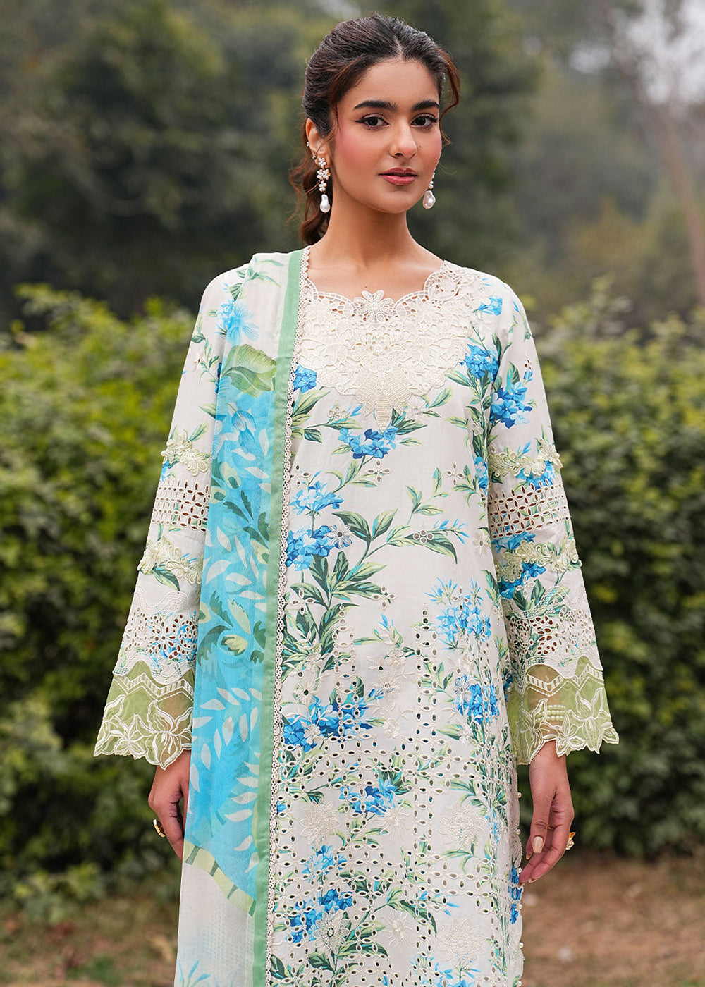 Buy Now Dhanak Embroidered Lawn &