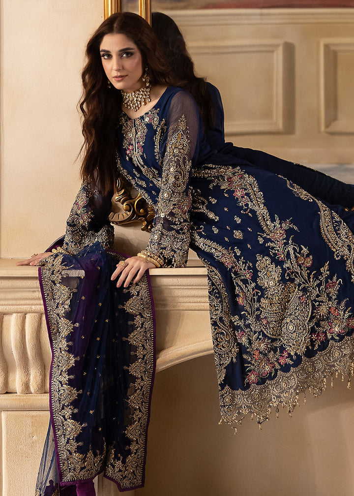 Buy Now Dastan E Jashan Premium Chiffon '24 by Charizma | DJW4-01 Online at Empress Online in USA, UK, France, UAE, Canada & Worldwide at Empress Clothing.