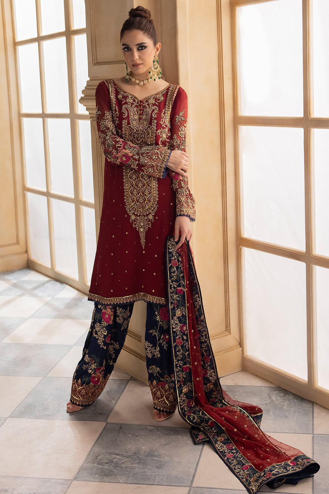 Buy Now Dastan E Jashan Premium Chiffon '24 by Charizma | DJW4-02 Online at Empress Online in USA, UK, France, UAE, Canada & Worldwide at Empress Clothing.