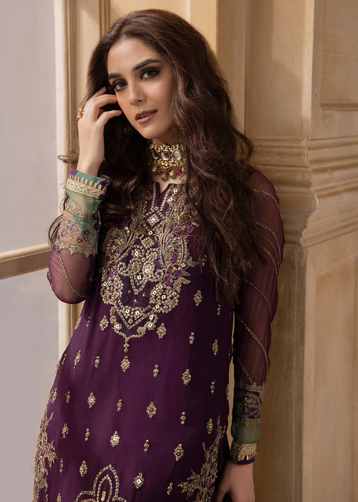 Buy Now Dastan E Jashan Premium Chiffon '24 by Charizma | DJW4-03 Online at Empress Online in USA, UK, France, UAE, Canada & Worldwide at Empress Clothing.