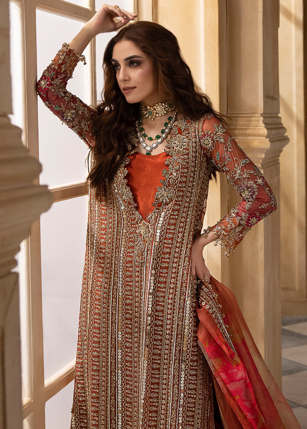 Buy Now Dastan E Jashan Premium Chiffon '24 by Charizma | DJW4-04 Online at Empress Online in USA, UK, France, UAE, Canada & Worldwide at Empress Clothing.