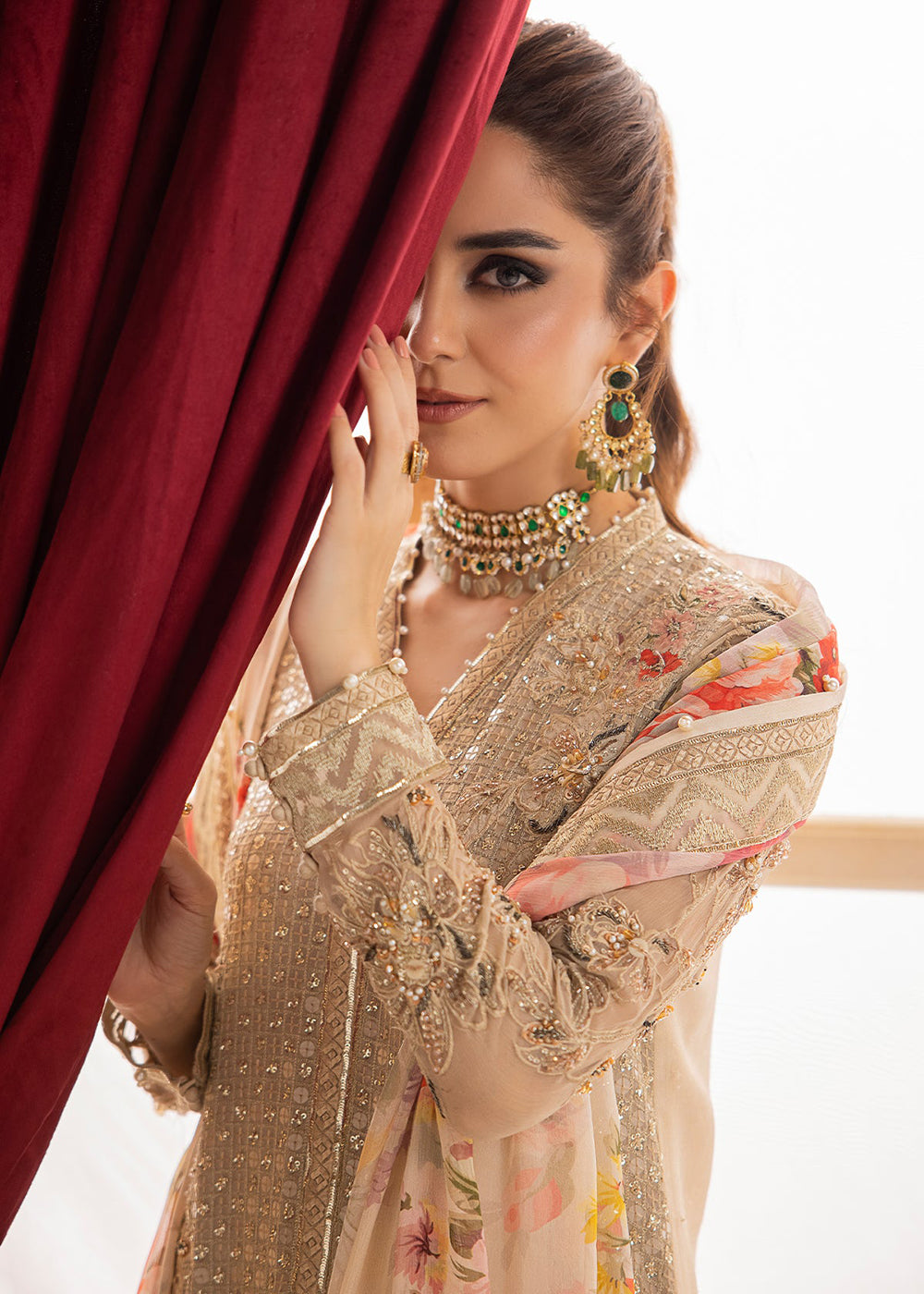 Buy Now Dastan E Jashan Premium Chiffon '24 by Charizma | DJW4-05 Online at Empress Online in USA, UK, France, UAE, Canada & Worldwide at Empress Clothing.