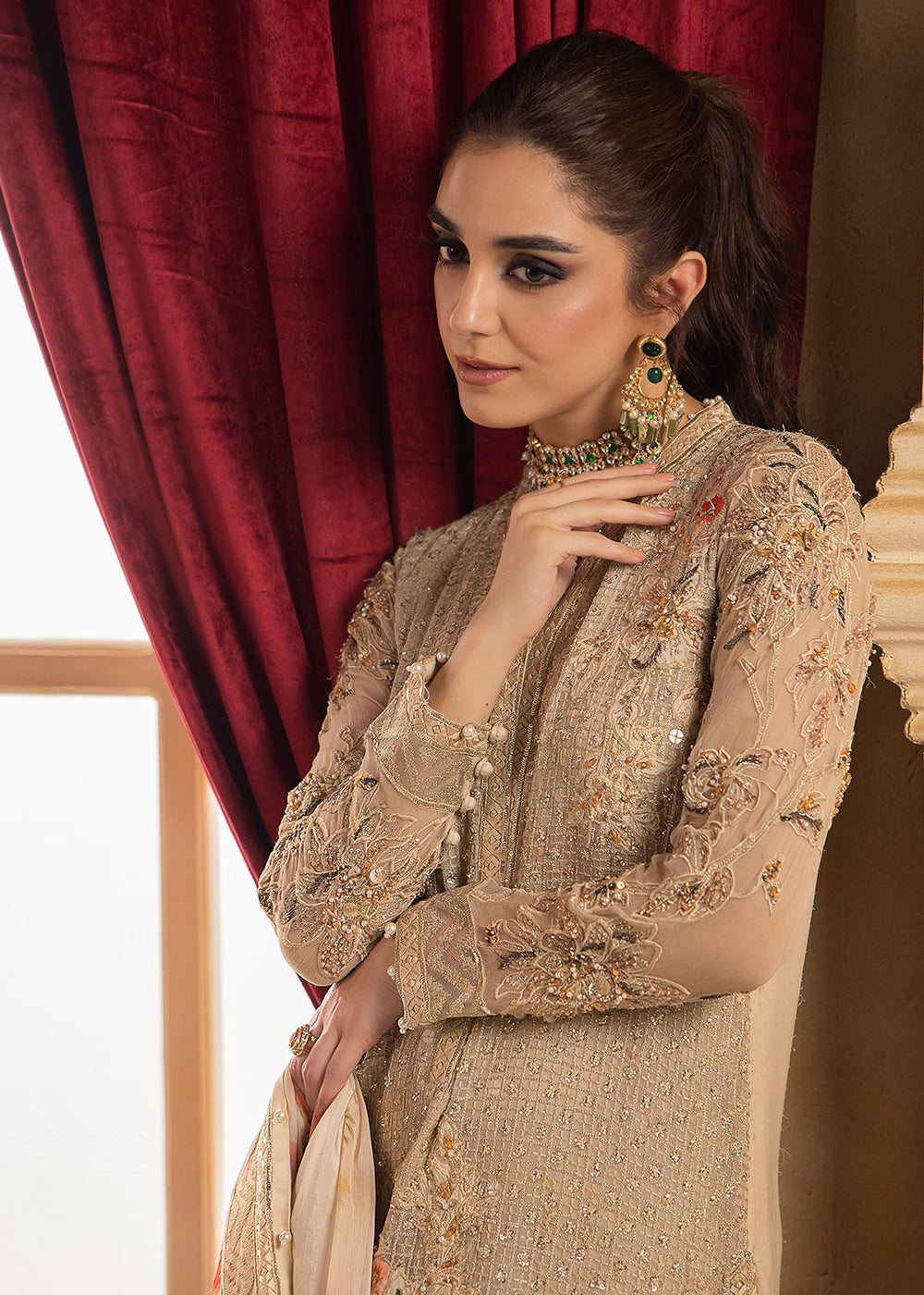 Buy Now Dastan E Jashan Premium Chiffon '24 by Charizma | DJW4-05 Online at Empress Online in USA, UK, France, UAE, Canada & Worldwide at Empress Clothing.