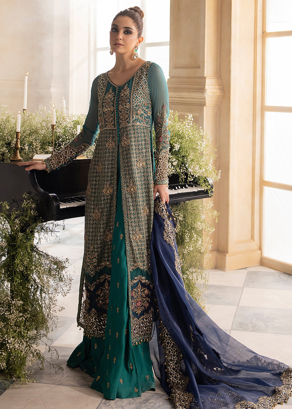 Buy Now Dastan E Jashan Premium Chiffon '24 by Charizma | DJW4-07 Online at Empress Online in USA, UK, France, UAE, Canada & Worldwide at Empress Clothing.