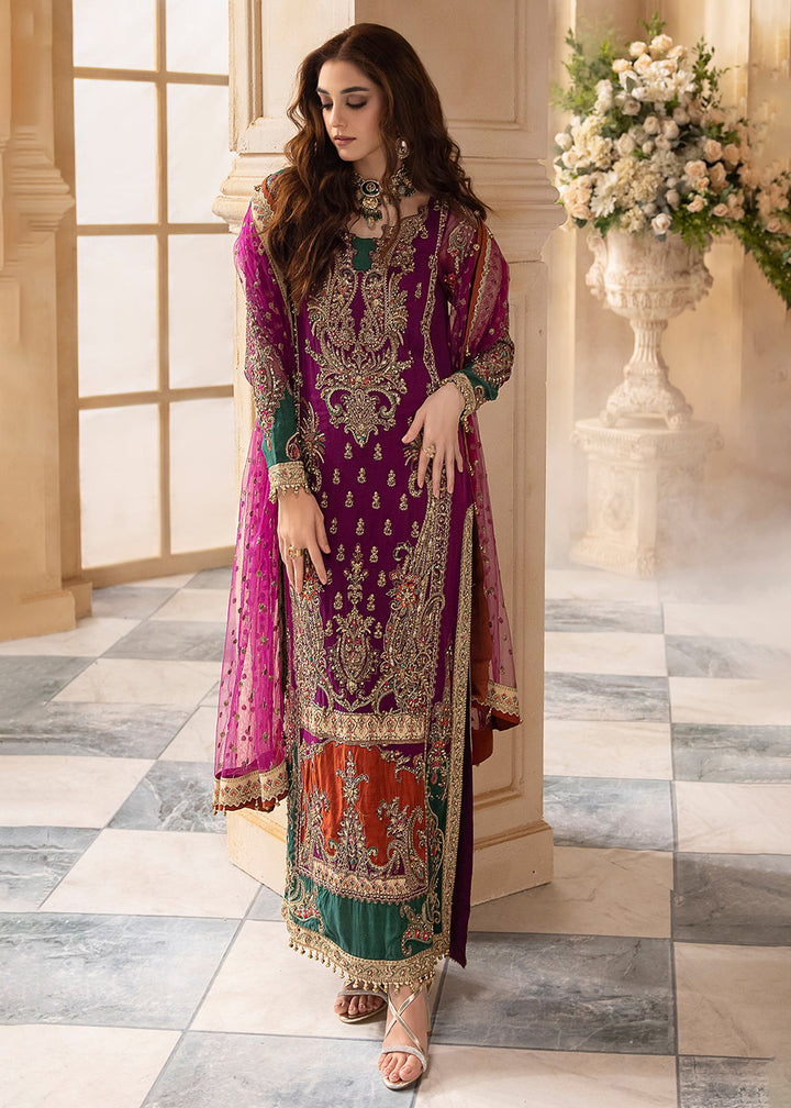 Buy Now Dastan E Jashan Premium Chiffon '24 by Charizma | DJW4-08 Online at Empress Online in USA, UK, France, UAE, Canada & Worldwide at Empress Clothing. 