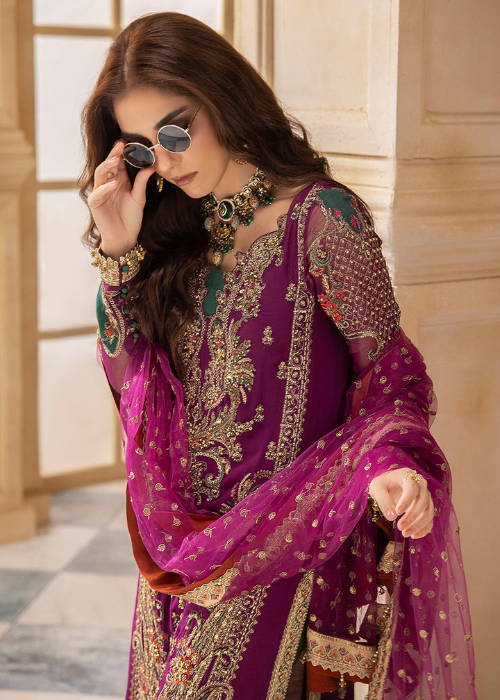 Buy Now Dastan E Jashan Premium Chiffon '24 by Charizma | DJW4-08 Online at Empress Online in USA, UK, France, UAE, Canada & Worldwide at Empress Clothing. 