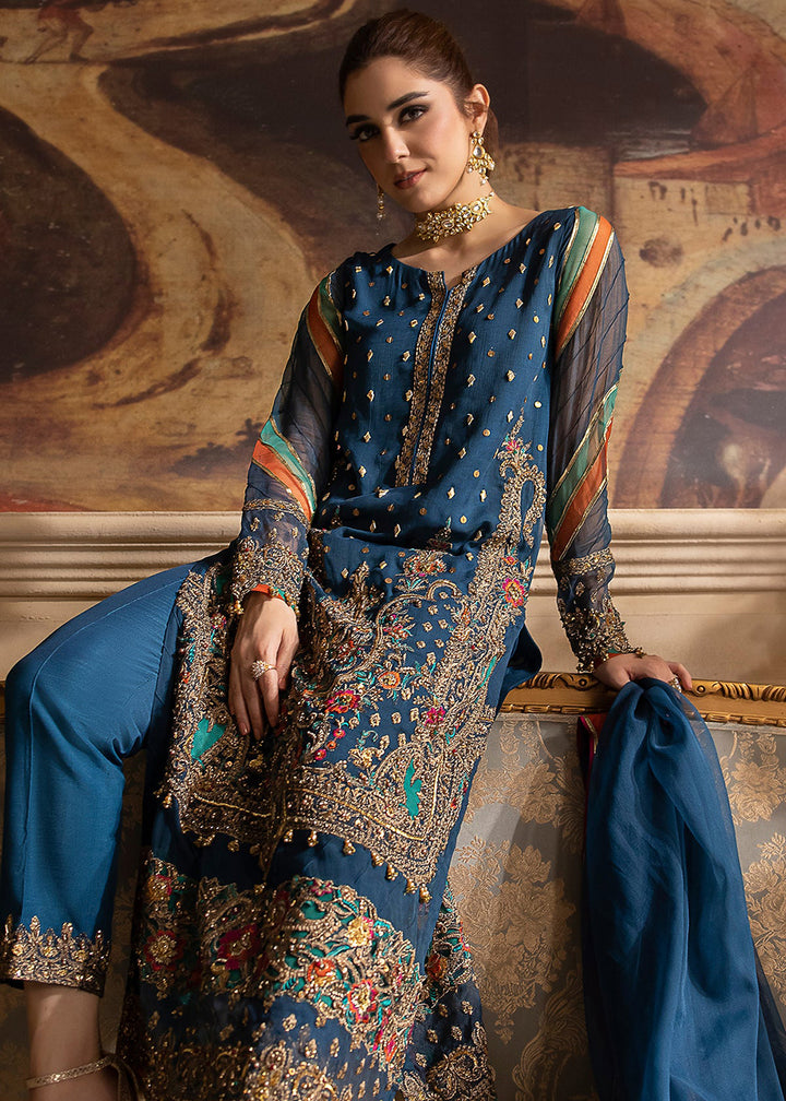 Buy Now Dastan E Jashan Premium Chiffon '24 by Charizma | DJW4-09 Online at Empress Online in USA, UK, France, UAE, Canada & Worldwide at Empress Clothing