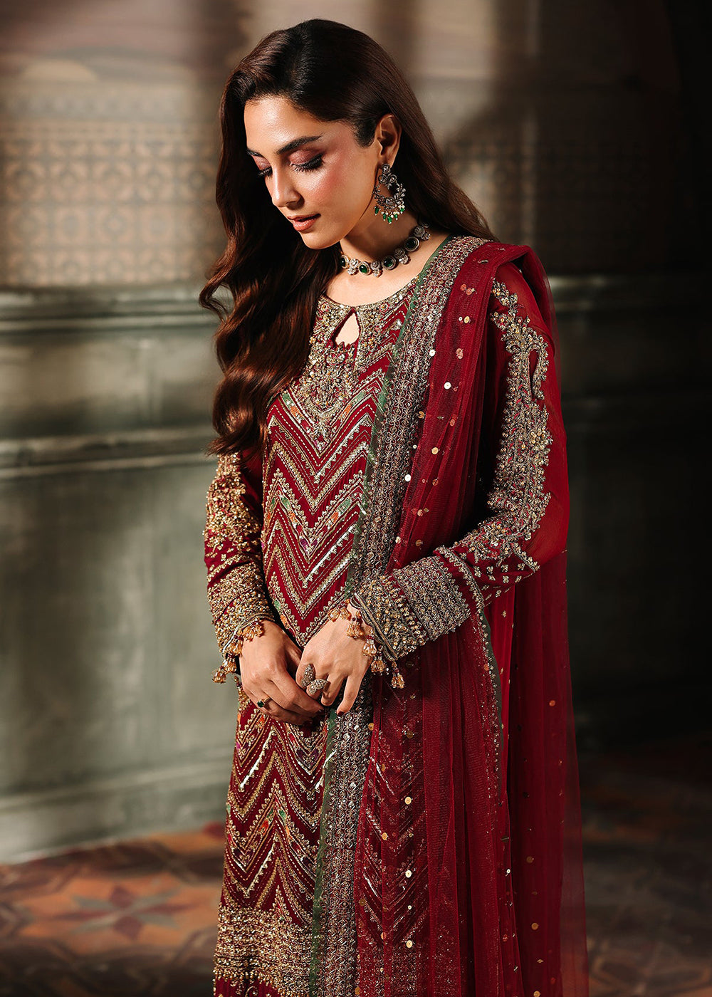 Buy Now Dastaan E Jashan Luxury Formals '25 by Charizma | DJW5-03 Online in USA, UK, Canada, France, Italy, Germany, Qatar, UAE & Worldwide at Empress Clothing.