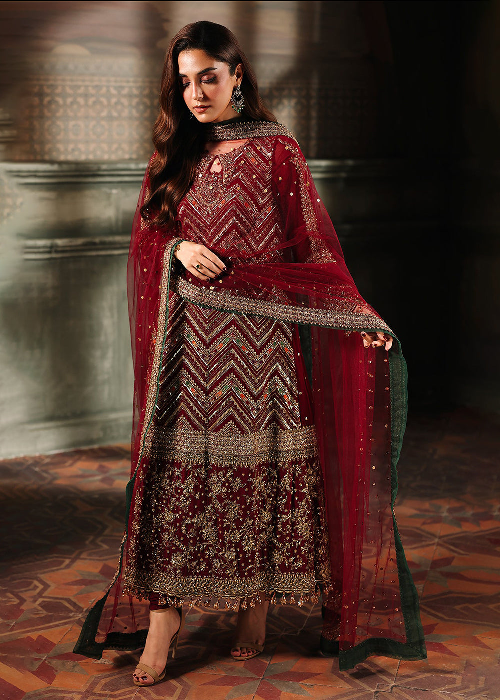 Buy Now Dastaan E Jashan Luxury Formals '25 by Charizma | DJW5-03 Online in USA, UK, Canada, France, Italy, Germany, Qatar, UAE & Worldwide at Empress Clothing.