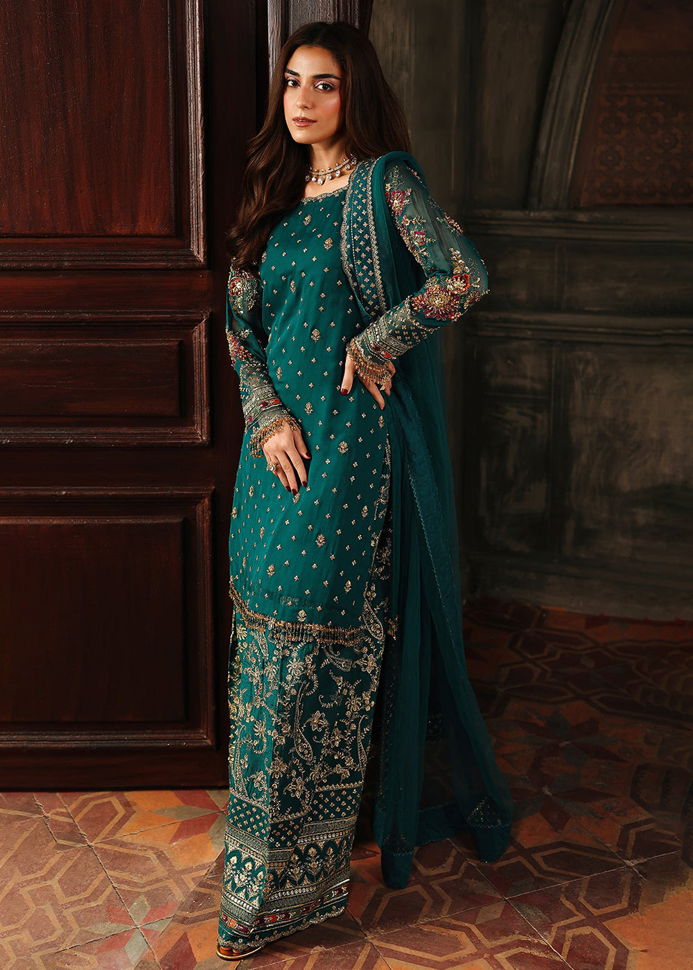 Buy Now Dastaan E Jashan Luxury Formals '25 by Charizma | DJW5-04 Online in USA, UK, Canada, France, Italy, Germany, Qatar, UAE & Worldwide at Empress Clothing.
