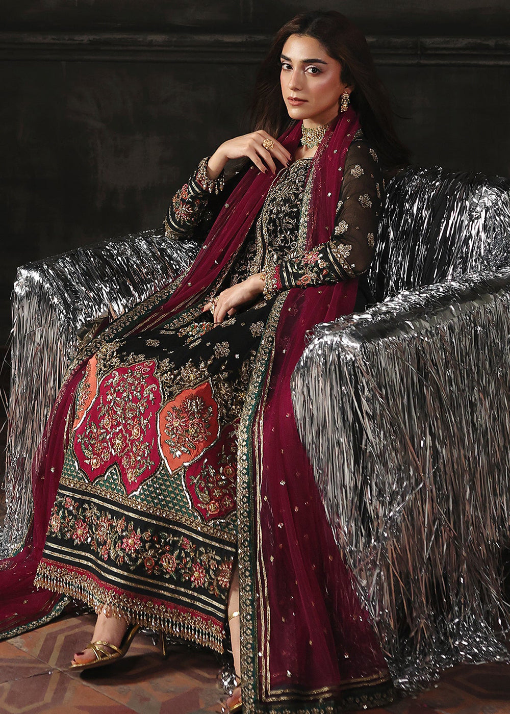 Buy Now Dastaan E Jashan Luxury Formals '25 by Charizma | DJW5-08 Online in USA, UK, Canada, France, Italy, Germany, Qatar, UAE & Worldwide at Empress Clothing.