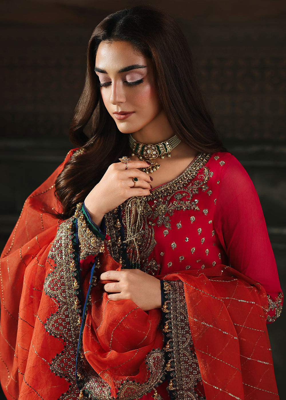 Buy Now Dastaan E Jashan Luxury Formals '25 by Charizma | DJW5-13 Online in USA, UK, Canada, France, Italy, Germany, Qatar, UAE & Worldwide at Empress Clothing.