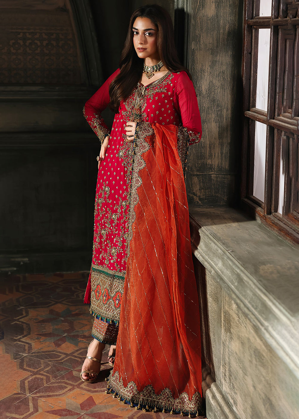 Buy Now Dastaan E Jashan Luxury Formals '25 by Charizma | DJW5-13 Online in USA, UK, Canada, France, Italy, Germany, Qatar, UAE & Worldwide at Empress Clothing.