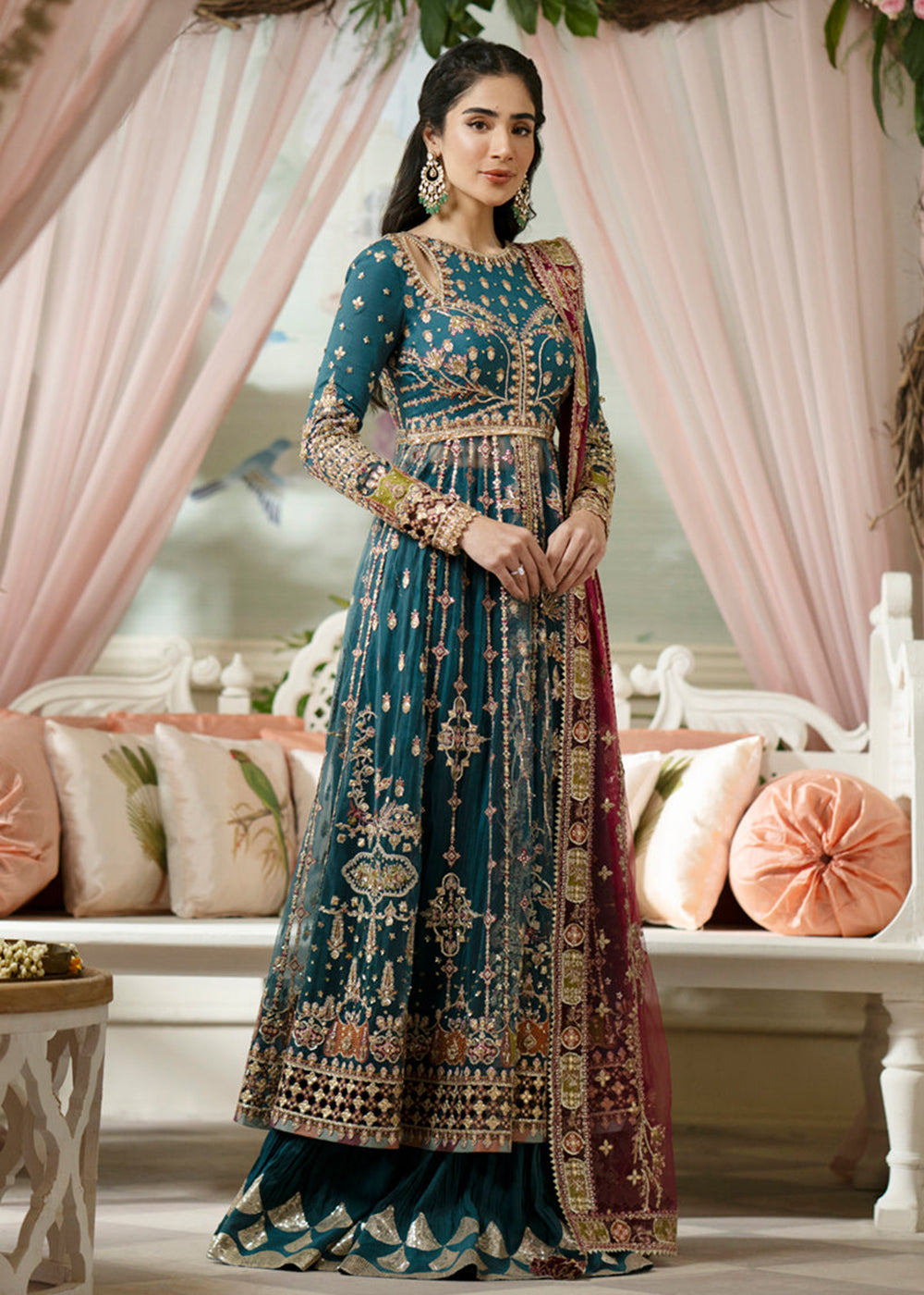 Buy Now Dilnaaz Wedding Formals 2023 by Qalamkar | DN-02 - SABRINA Online in USA, UK, Canada & Worldwide at Empress Clothing. 