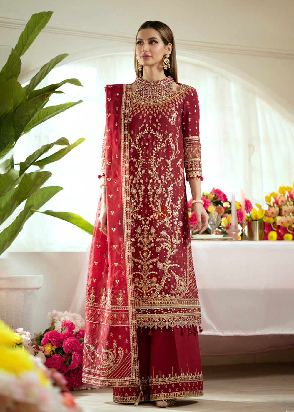 Buy Now Dilnaaz Wedding Formals 2023 by Qalamkar | DN-03 - ZAINA Online in USA, UK, Canada & Worldwide at Empress Clothing. 
