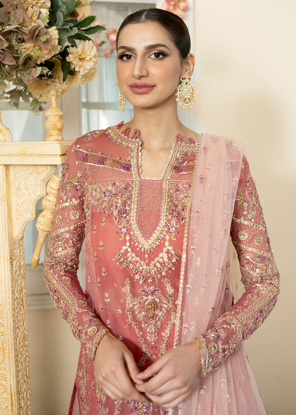 Buy Now Dilnaaz Wedding Formals 2023 by Qalamkar | DN-05 - SAMARA Online in USA, UK, Canada & Worldwide at Empress Clothing. 