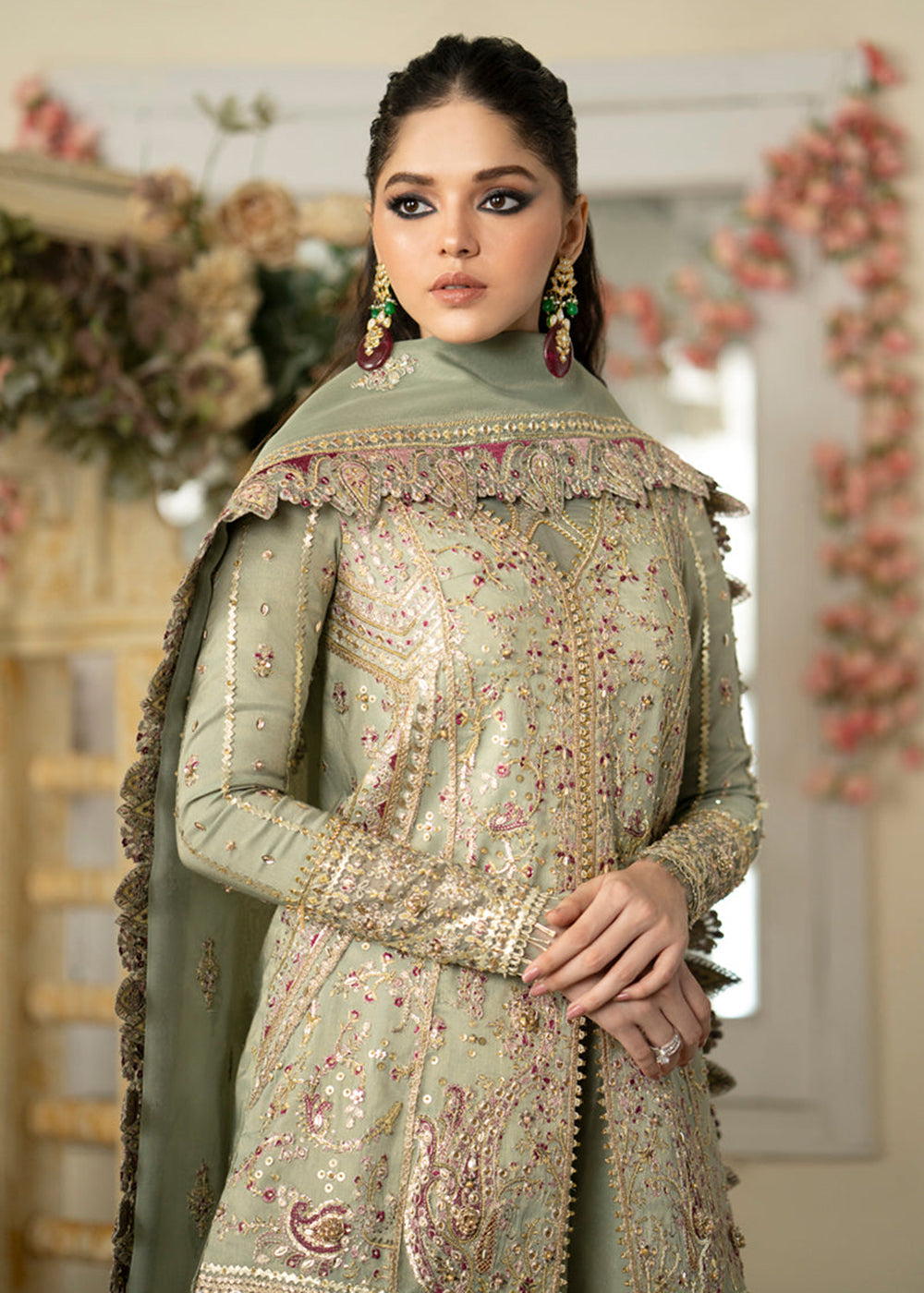 Buy Now Dilnaaz Wedding Formals 2023 by Qalamkar | DN-06 - FARIZA Online in USA, UK, Canada & Worldwide at Empress Clothing. 