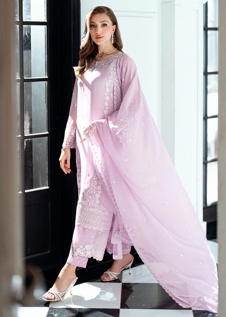 Buy Now Ensembles Embroidered Formals '25 Vol 2 by Azure | Dewy Lavender Online in USA, UK, Canada, France, Italy, Germany, UAE & Worldwide at Empress Clothing.