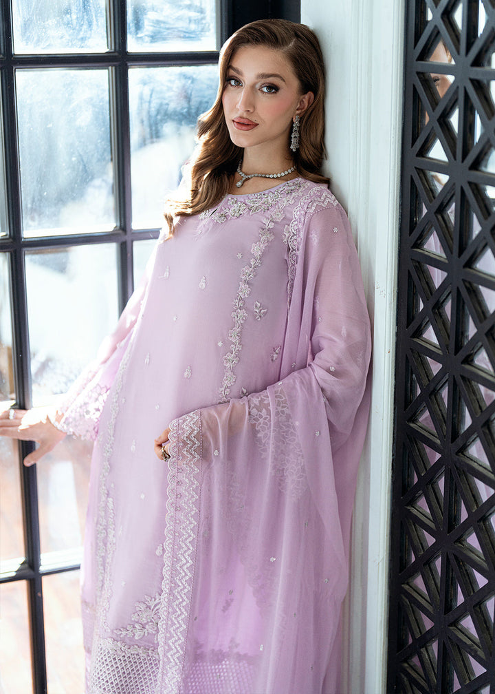 Buy Now Ensembles Embroidered Formals '25 Vol 2 by Azure | Dewy Lavender Online in USA, UK, Canada, France, Italy, Germany, UAE & Worldwide at Empress Clothing.