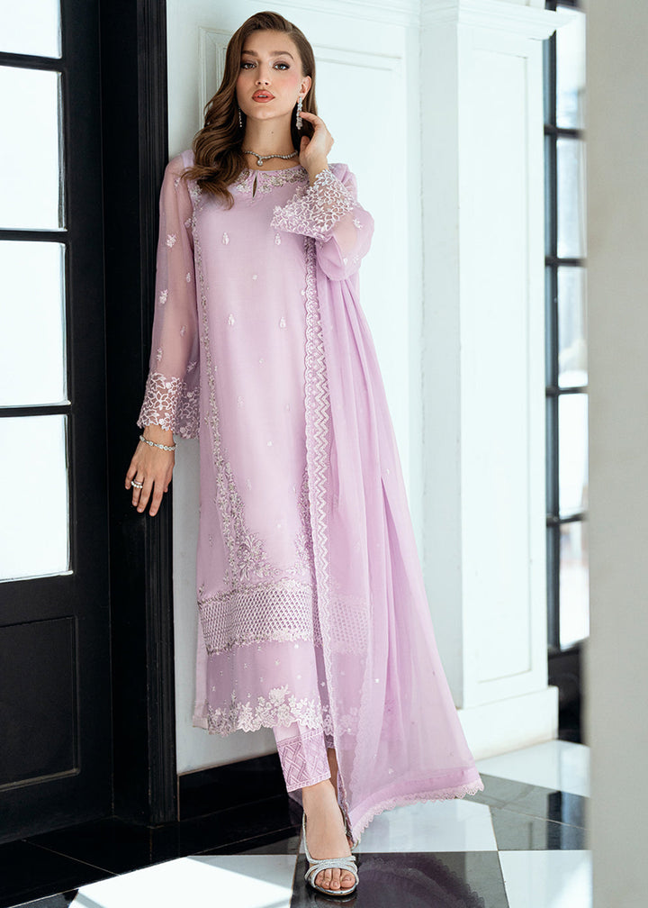 Buy Now Ensembles Embroidered Formals '25 Vol 2 by Azure | Dewy Lavender Online in USA, UK, Canada, France, Italy, Germany, UAE & Worldwide at Empress Clothing.