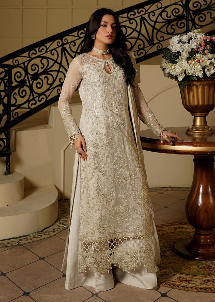 Buy Now Aarzu Luxury Formals '25 by Maryam's | Dove Online in USA, UK, Canada, France, Italy, Germany, Qatar, UAE, Singapore & Worldwide at Empress Clothing.