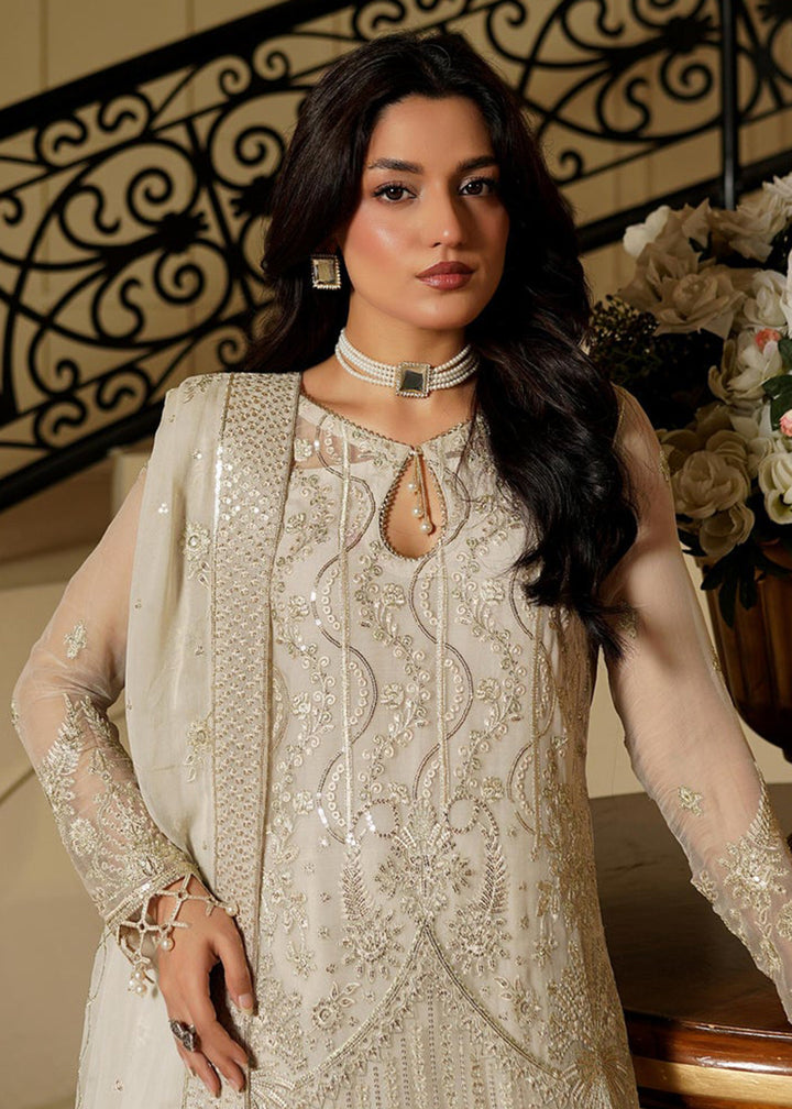 Buy Now Aarzu Luxury Formals '25 by Maryam's | Dove Online in USA, UK, Canada, France, Italy, Germany, Qatar, UAE, Singapore & Worldwide at Empress Clothing.