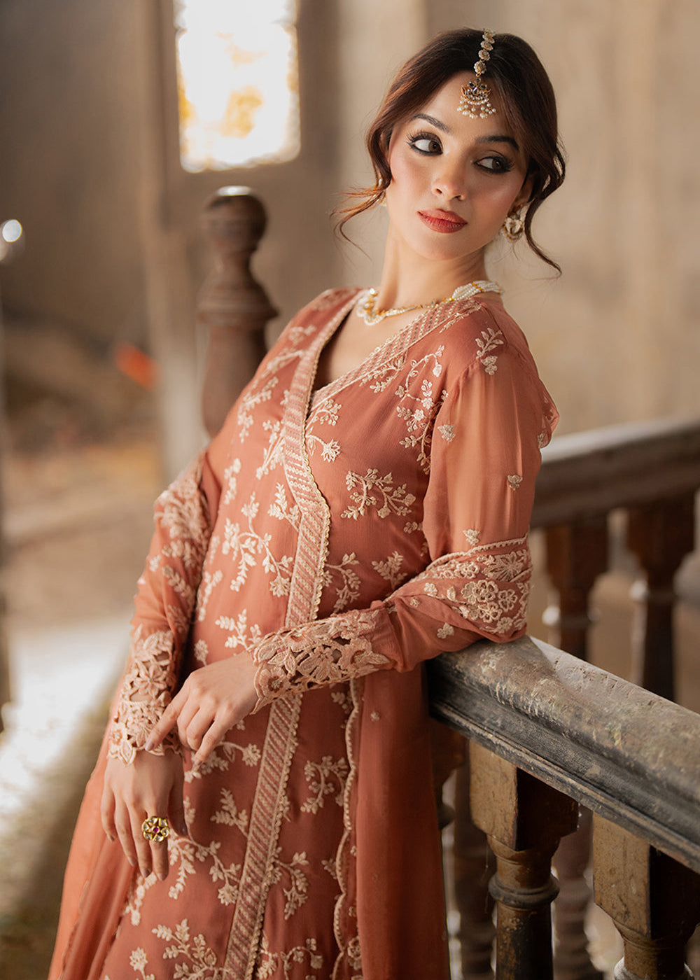 Buy Now Ensembles Embroidered Formals '25 by Azure | Dusky Bloom Online in USA, UK, Canada & Worldwide at Empress Clothing.