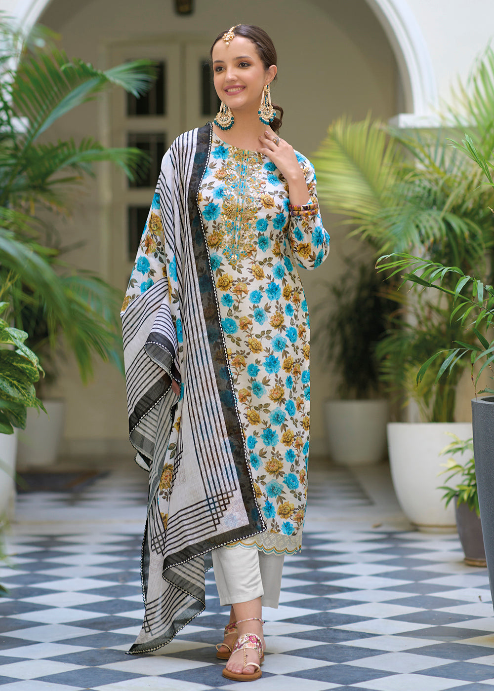 sadhana fashion simrin exclusive party wear jam cotton suits buy online  wholesale dealer surat