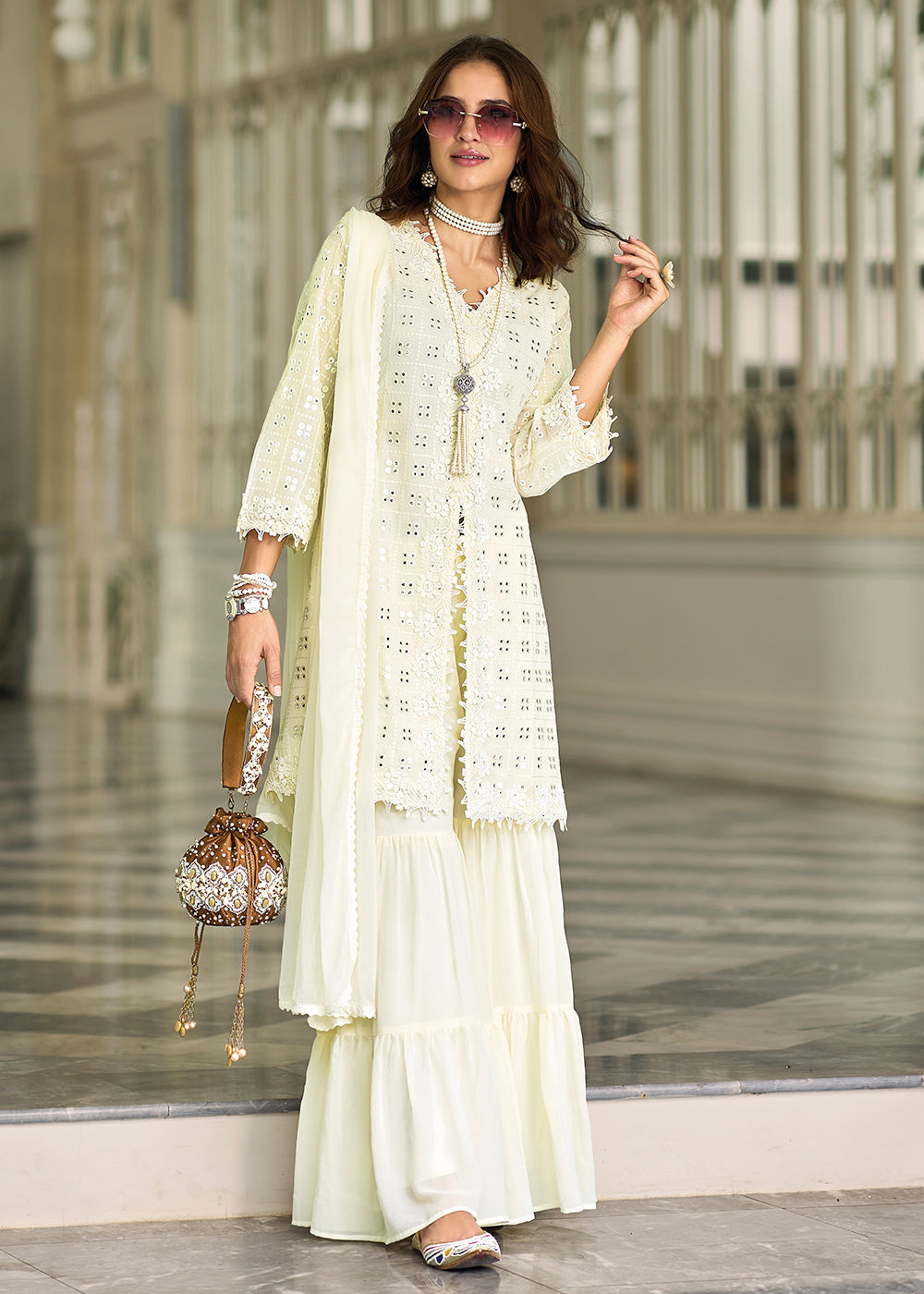 Buy White Salwar Suits in Dubai, Abu Dhabi & UAE