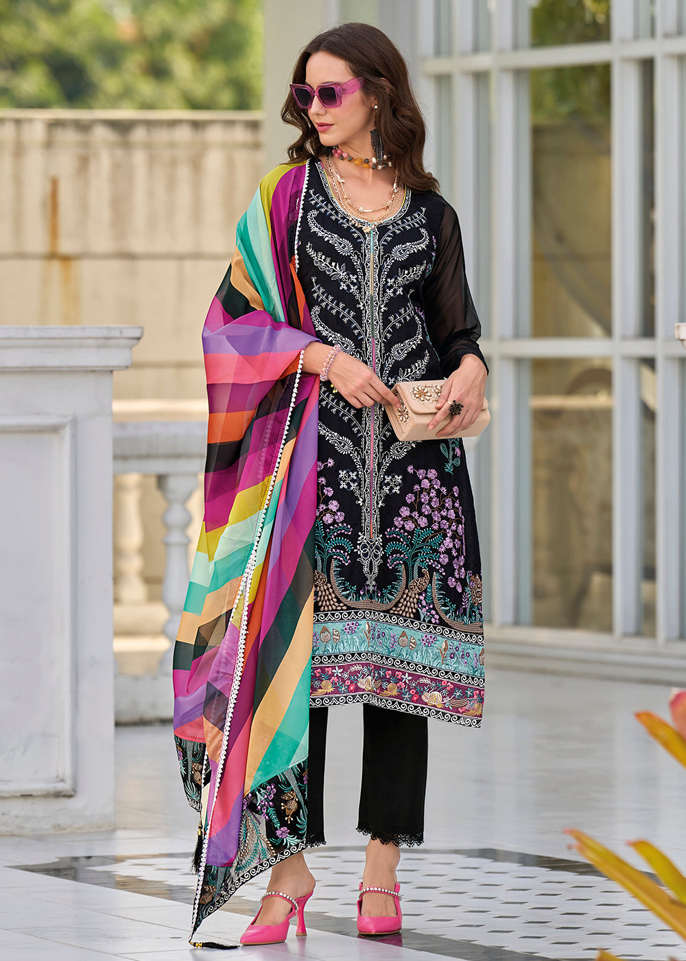 Buy Pant Style Salwar Online In India -  India