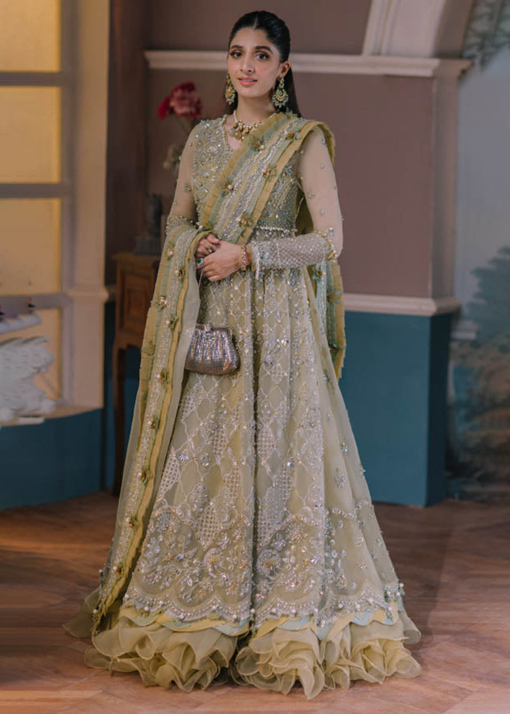 Buy Now Wedding Festive '23 by Elan | AIREEN - EC2-23-04 Online at Empress Online in USA, UK, Canada & Worldwide at Empress Clothing. 