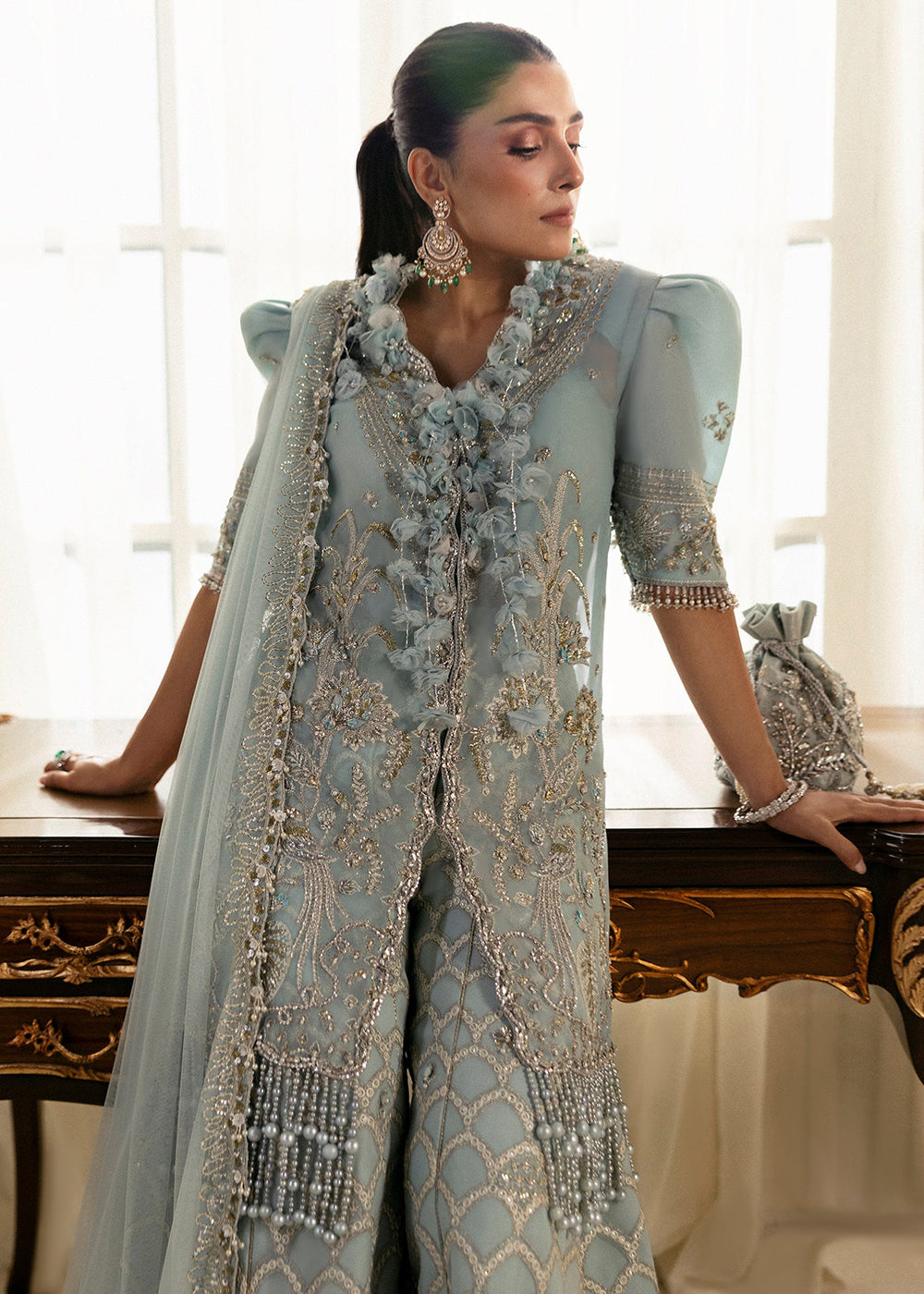 Buy Now Wedding Festive '24 by Elan | CIEL DE RÊVE (EC24-01) Online at Empress Online in USA, UK, France, UAE & Worldwide at Empress Clothing.