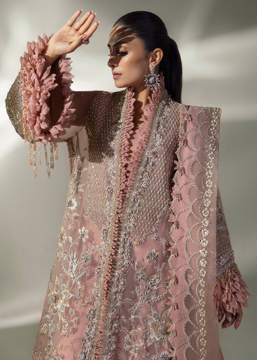 Buy Now Wedding Festive '24 by Elan | CELESTIAL PETALS (EC24-07) Online at Empress Online in USA, UK, France, UAE & Worldwide at Empress Clothing.