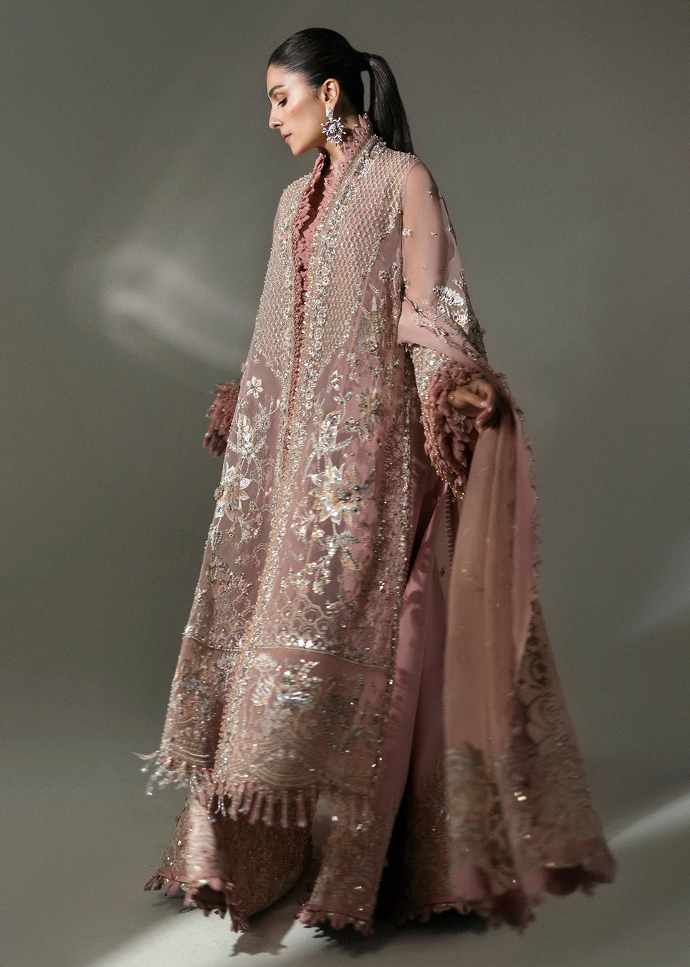 Buy Now Wedding Festive '24 by Elan | CELESTIAL PETALS (EC24-07) Online at Empress Online in USA, UK, France, UAE & Worldwide at Empress Clothing.