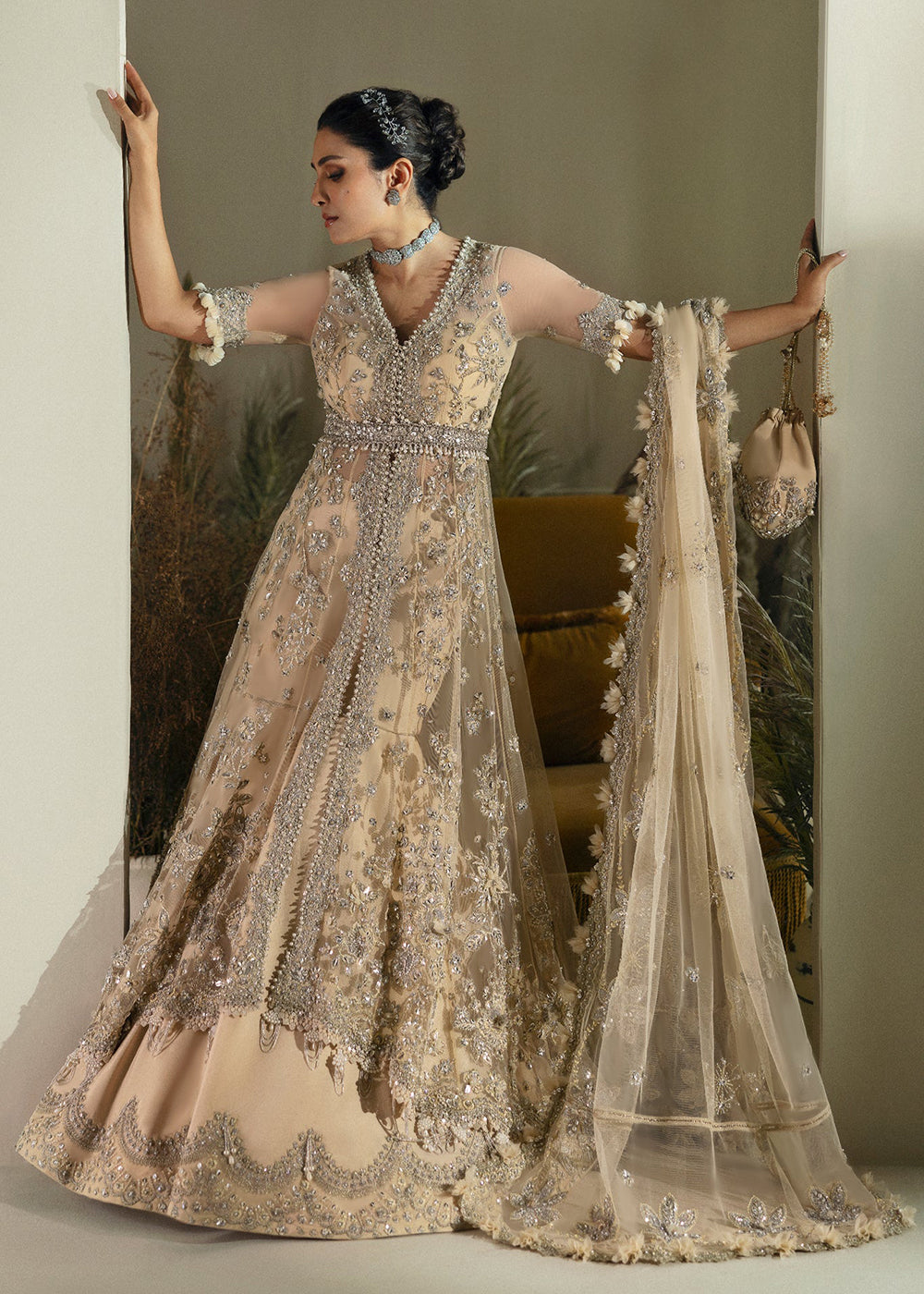 Buy Now Wedding Festive '24 by Elan | PEARL OF TRANQUILITY (EC24-08) Online at Empress Online in USA, UK, France, UAE & Worldwide at Empress Clothing.