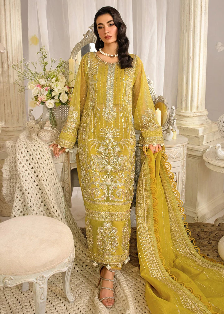 Buy Now Evara Luxury Formals Collection '24 by Elaf Premium | EFE-03 SUNLIT Online at Empress Online in USA, UK, France, UAE, Canada & Worldwide at Empress Clothing. 