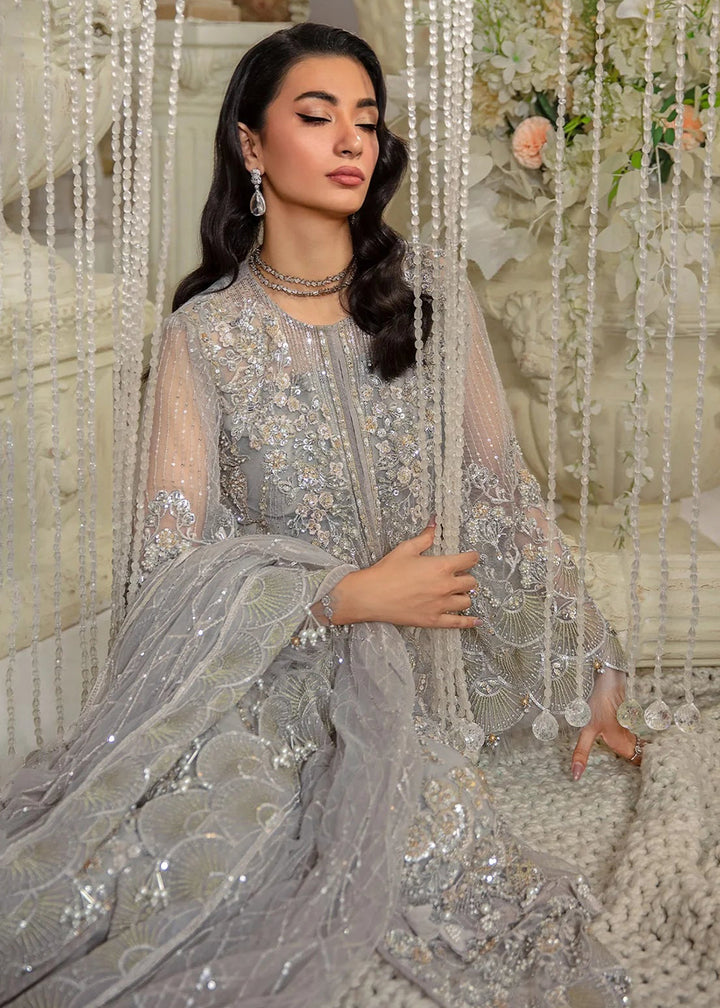 Buy Now Evara Luxury Formals Collection '24 by Elaf Premium | EFE-04 DOVE Online at Empress Online in USA, UK, France, UAE, Canada & Worldwide at Empress Clothing. 