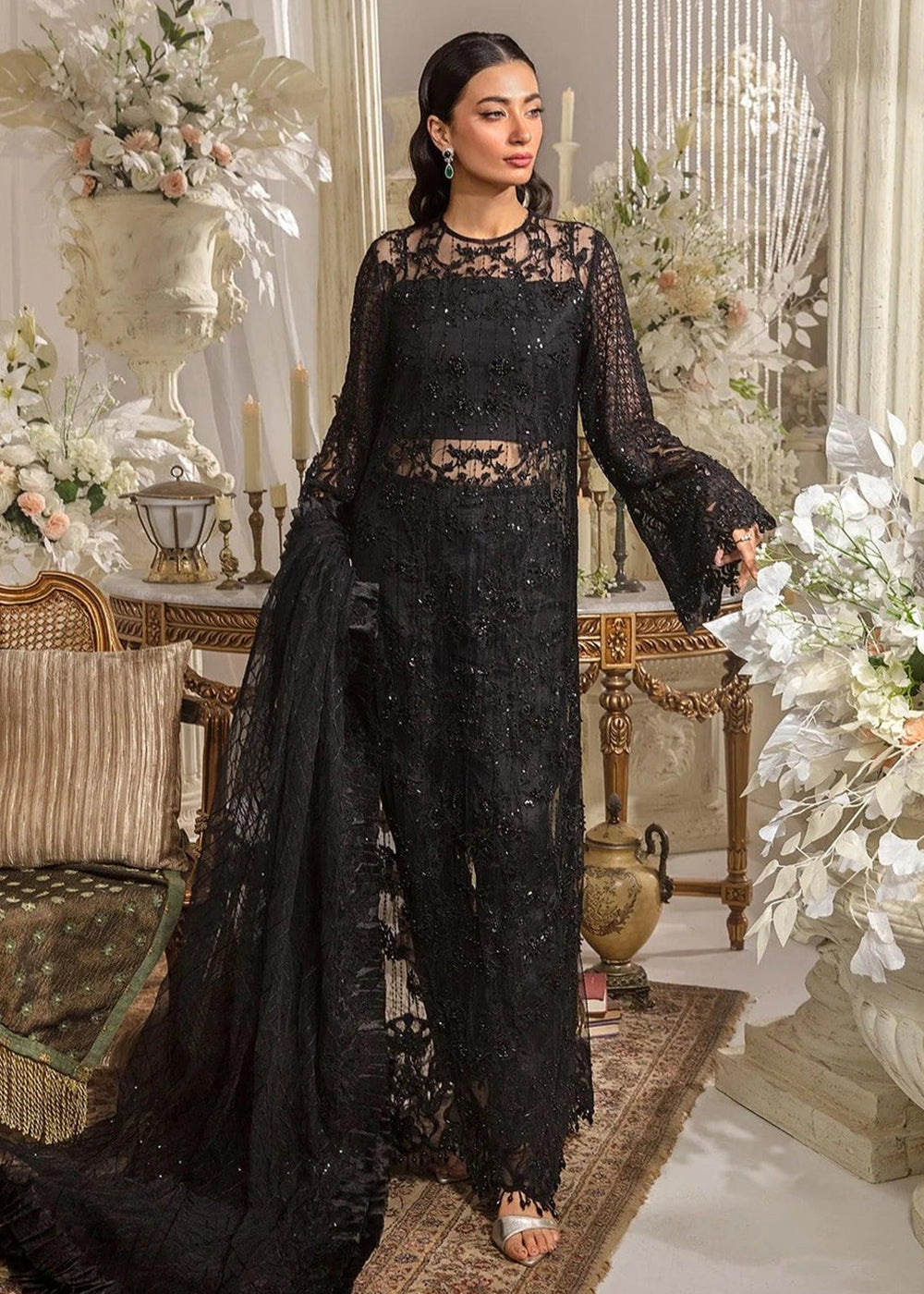 Buy Now Evara Luxury Formals Collection '24 by Elaf Premium | EFE-05 MAJESTY Online at Empress Online in USA, UK, France, UAE, Canada & Worldwide at Empress Clothing. 