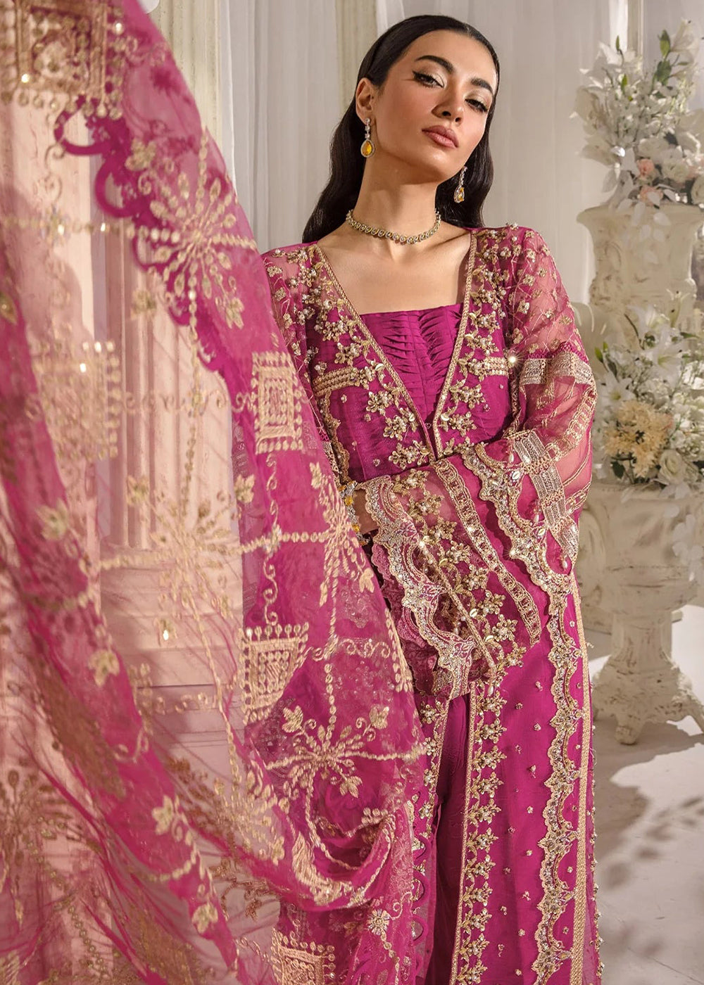 Buy Now Evara Luxury Formals Collection '24 by Elaf Premium | EFE-07 REGALIA Online at Empress Online in USA, UK, France, UAE, Canada & Worldwide at Empress Clothing. 