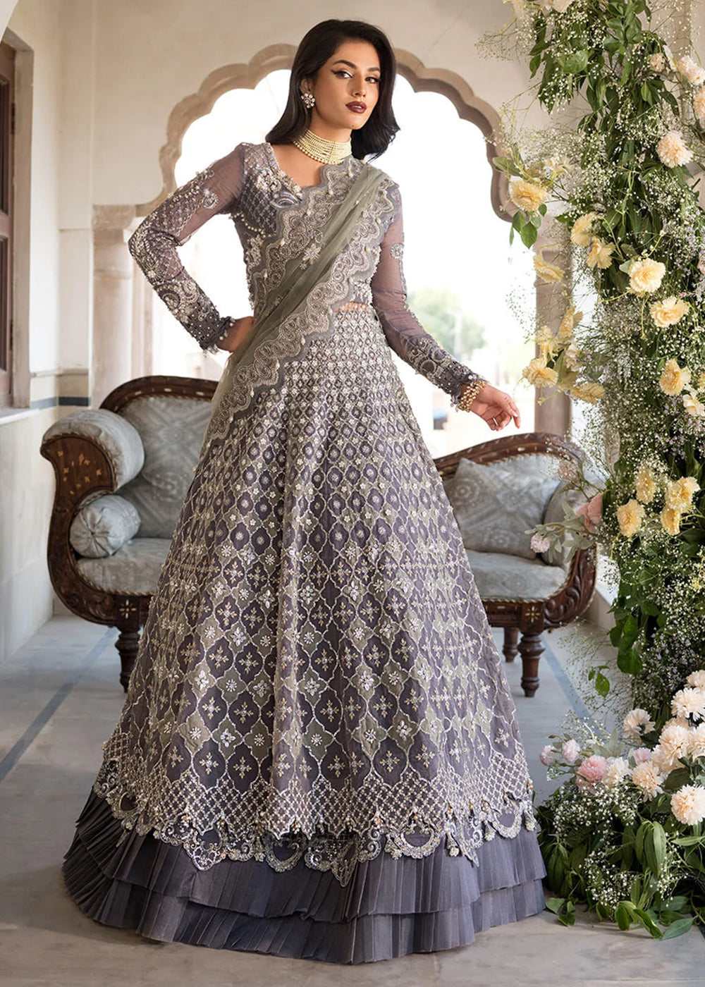 Buy Now Celebrations Formals Collection '24 by Elaf | EFH-02 NAZNEEN Online at Empress Online in USA, UK, Canada & Worldwide at Empress Clothing.