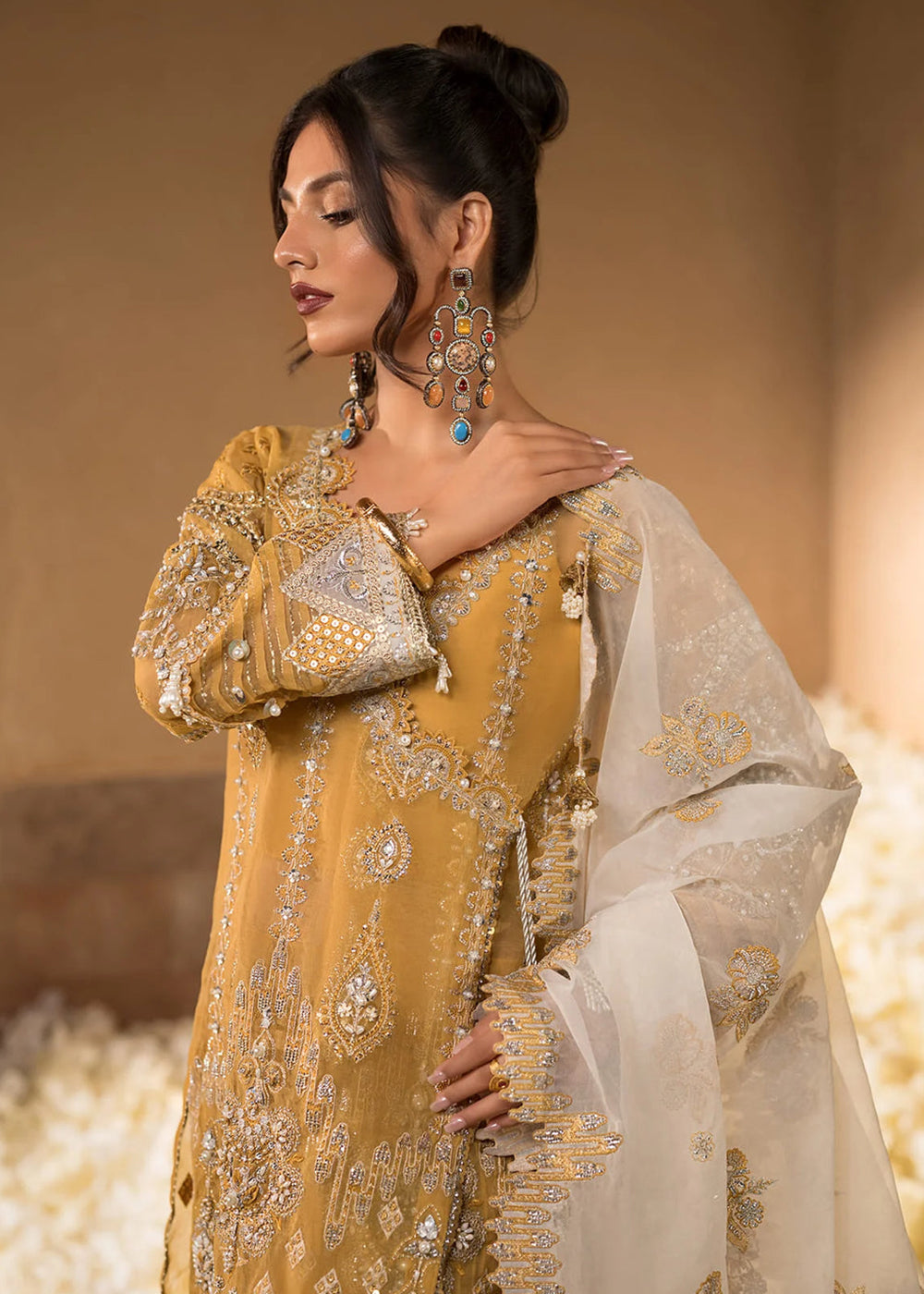 Buy Now Celebrations Formals Collection '24 by Elaf | EFH-07 SAHAR Online at Empress Online in USA, UK, Canada & Worldwide at Empress Clothing.