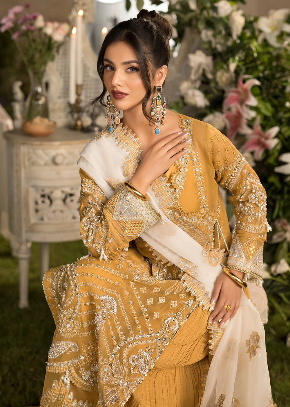 Buy Now Celebrations Formals Collection '24 by Elaf | EFH-07 SAHAR Online at Empress Online in USA, UK, Canada & Worldwide at Empress Clothing.