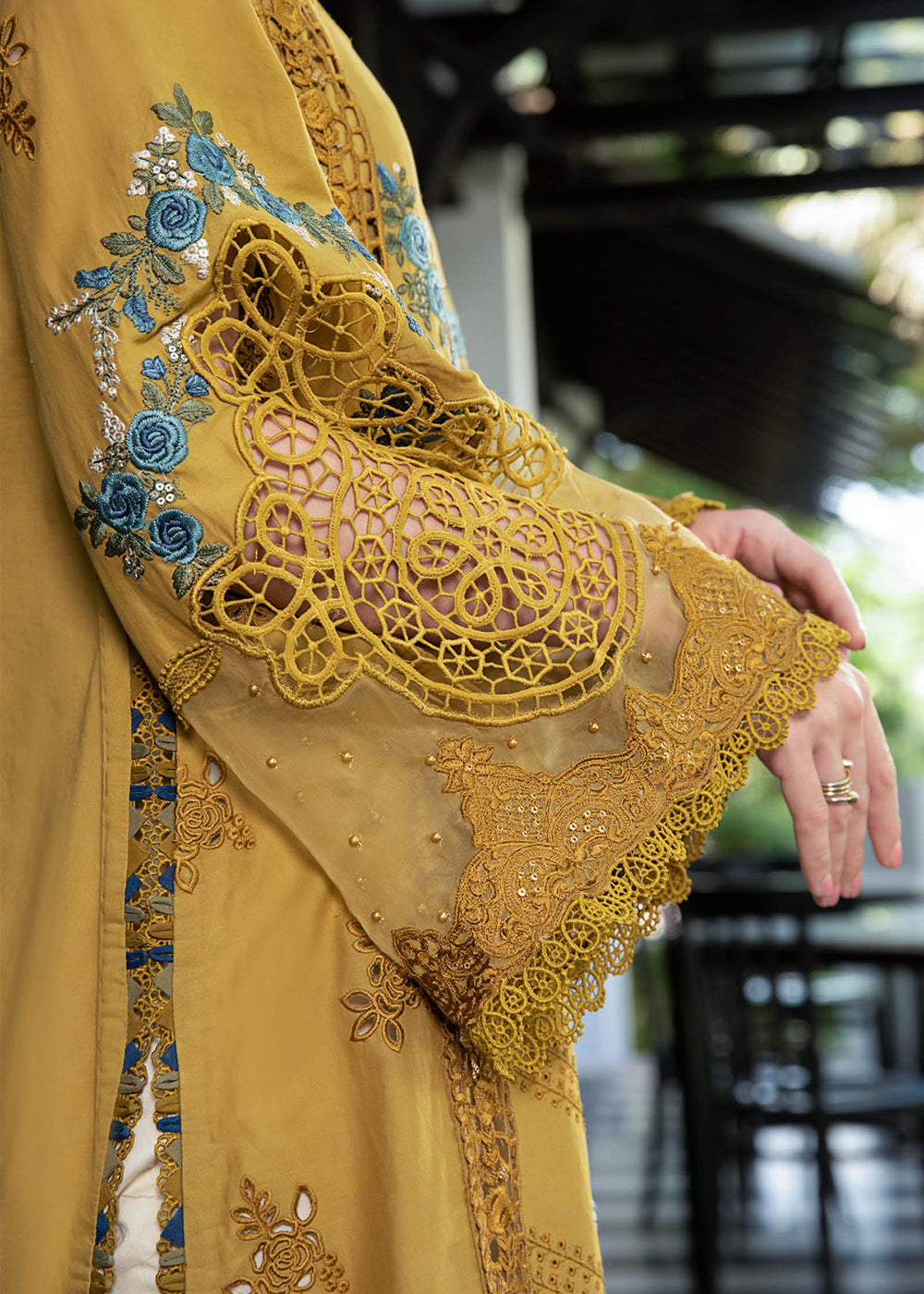Mustard Embroidered Suit - Maria B Lawn Eid Collection 2023 - EL-23-06 Empress Clothing Mustard Embroidered Suit - Maria B Lawn Eid Collection 2023 - EL-23-06 Empress Clothing