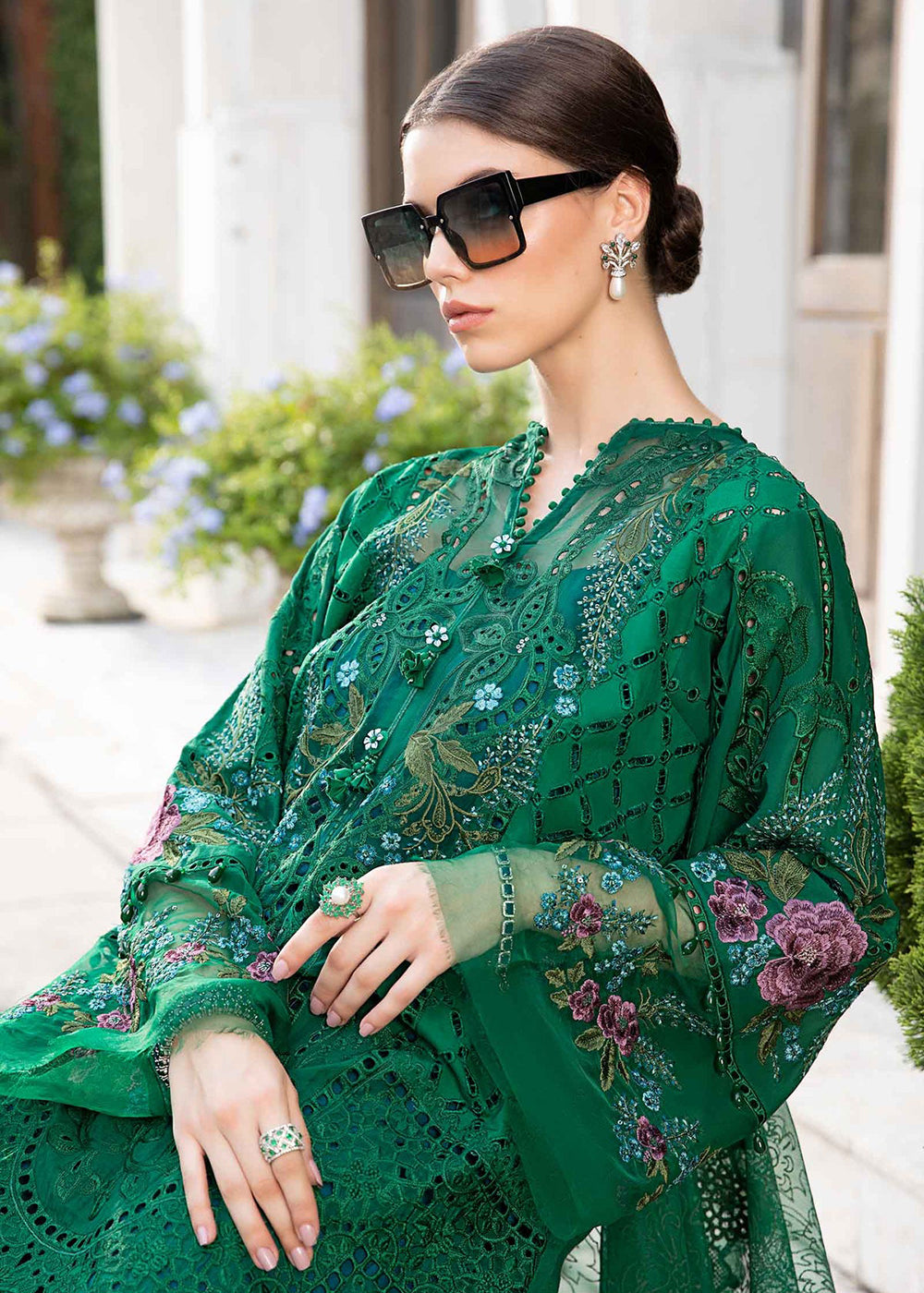 Buy Now Unstitched Luxury Lawn Eid 2 Edition '24 by Maria B | EL-24-02 Online at Empress in USA, UK, Canada, Germany, Italy, Dubai & Worldwide at Empress Clothing.
