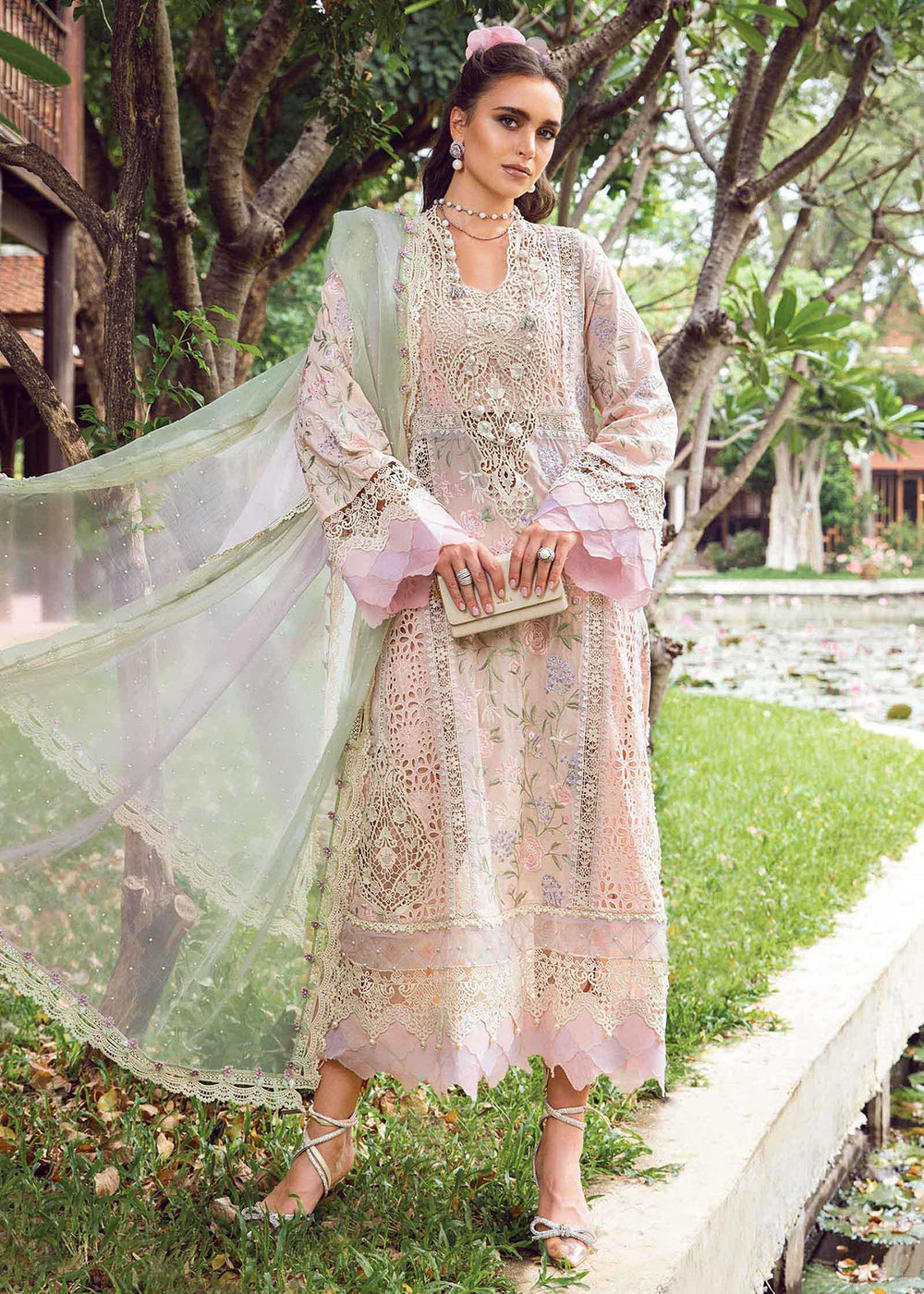 Buy Now Unstitched Luxury Lawn Eid 2 Edition '24 by Maria B | EL-24-07 Online at Empress in USA, UK, Canada, Germany, Italy, Dubai & Worldwide at Empress Clothing. 