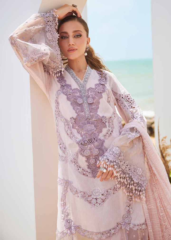 Buy Now Unstitched Luxury Lawn '25 by Maria B | EL-25-02 Online in US, UK, Canada, Germany, Italy, Austria, France, UAE, Qatar & Worldwide at Empress Clothing.